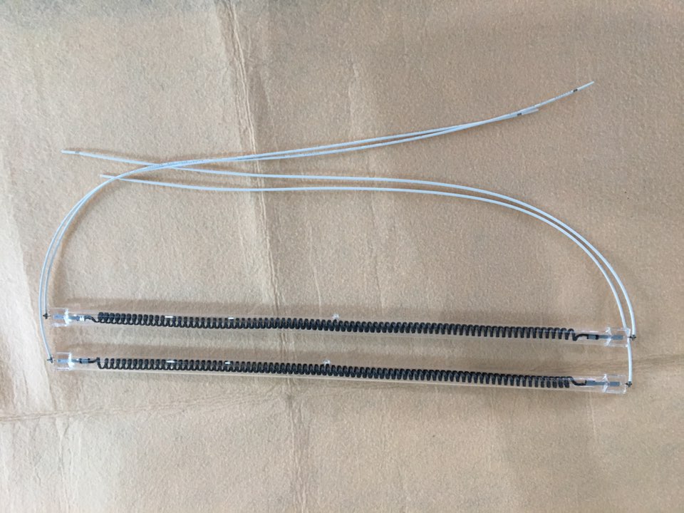 302mm 800w karbon fiber ısı lambalı fırın