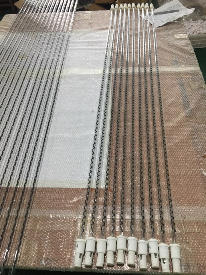 Lampă de încălzire cu fibră de carbon 574mm 1000w