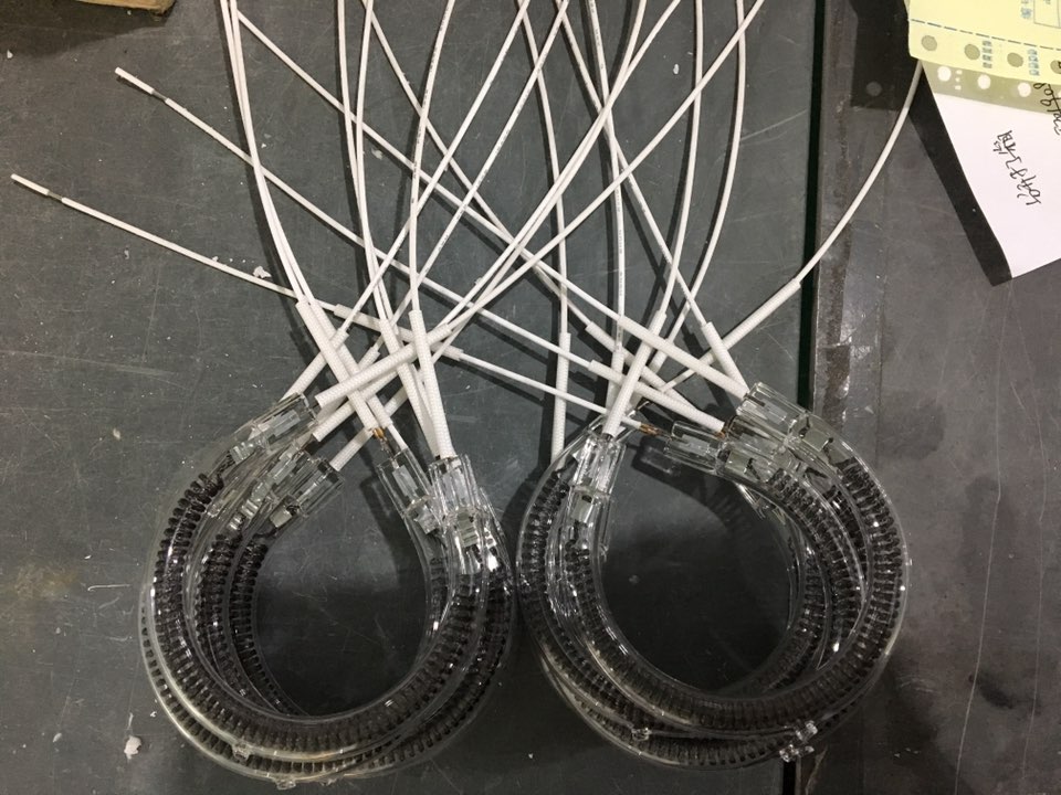 tub de căldură din fibră de carbon 360mm lampă de încălzire cu fibră de carbon cu infraroșu 1000w
