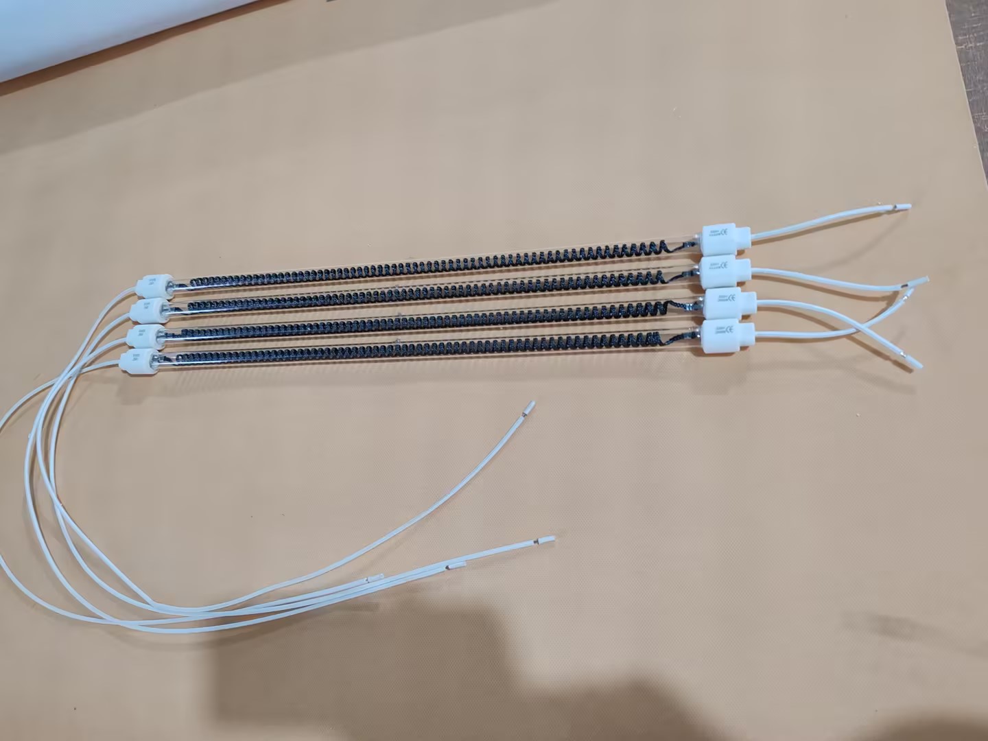 230v 1800w klädttryck kolfiber IR värmelampa