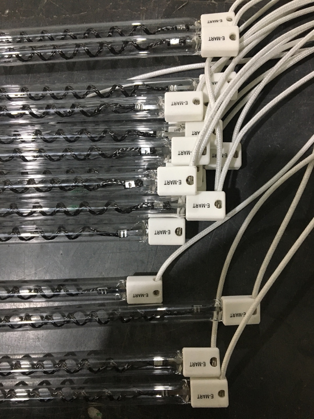 lampă cu infraroșu cu undă medie lampă cu inel de rubin element de încălzire rapidă cu cărbune lampă IR